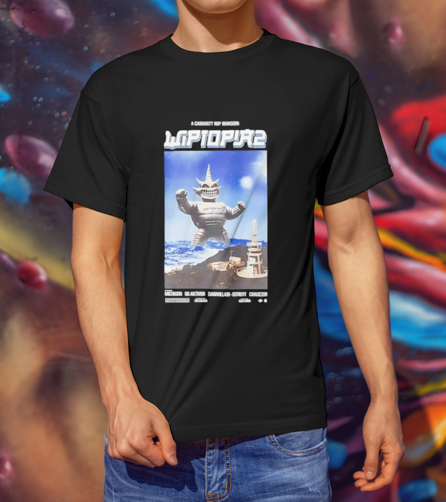 Carhartt WIP Invasion Wiptopia 2 Michigan OG Aktivor Danvillain D3tro1t Chasezor T-Shirt