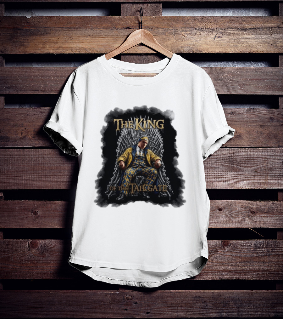 The King Of The Tailgate Chicago Bears Bill Murray Thrones Chair T-Shirt