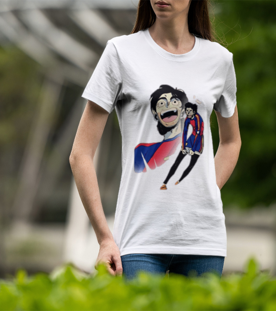 Ferran Torres Spain National Football Team Cartoon T-Shirt