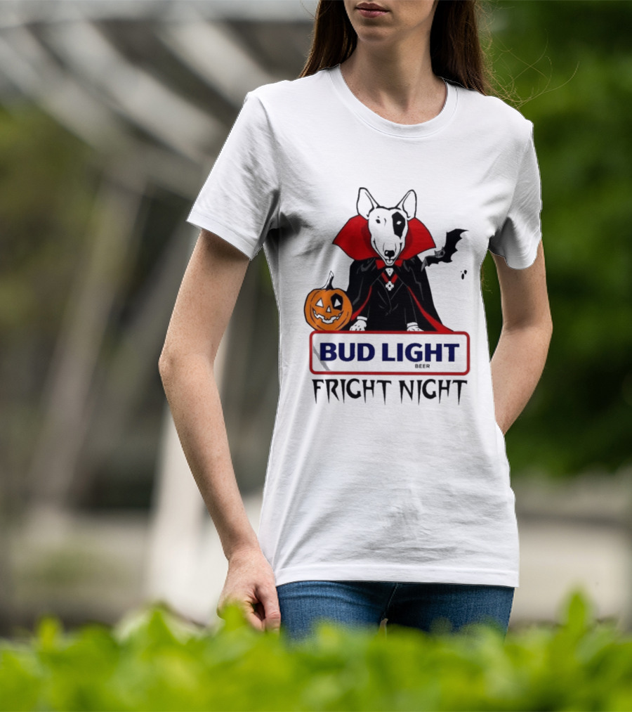 Bud Light Spuds MacKenzie Fright Night 80s Halloween T-Shirt