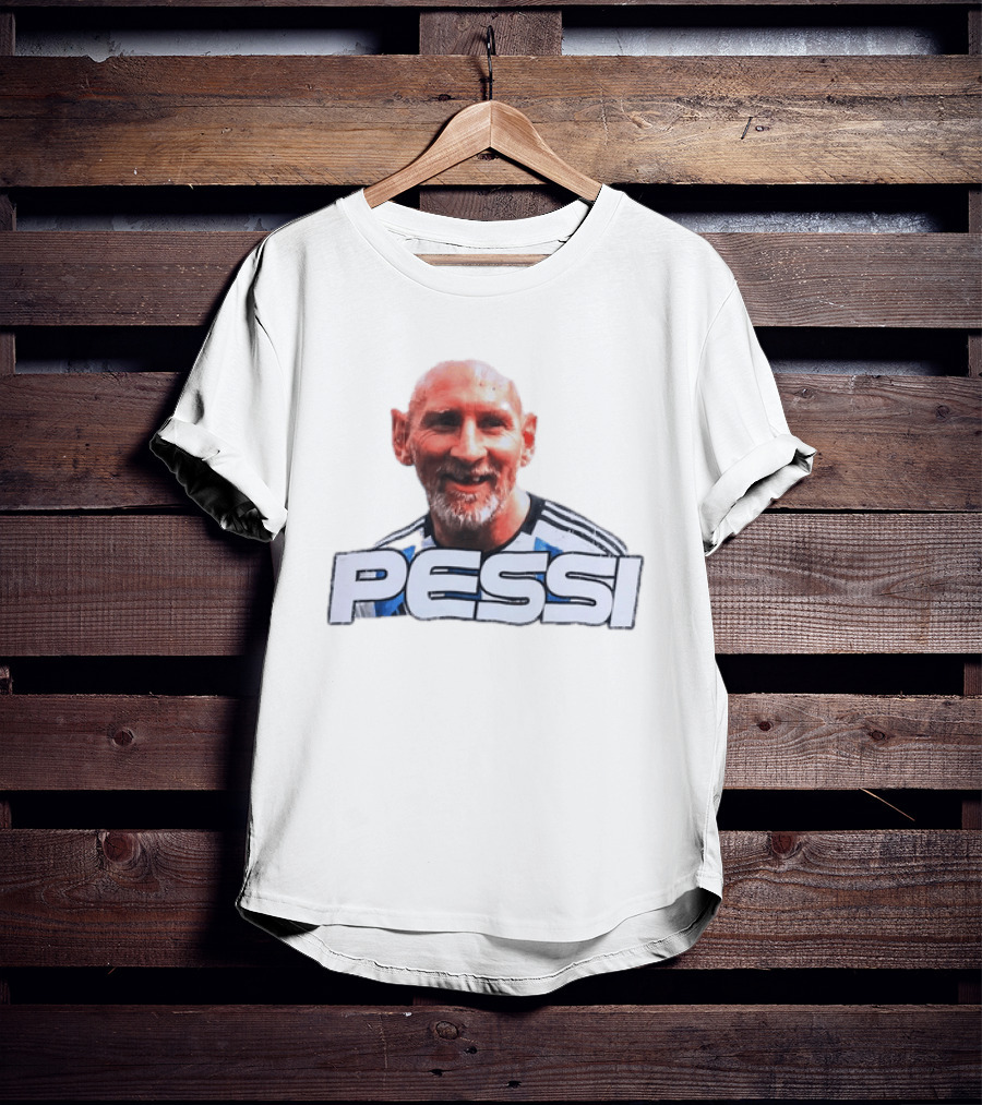 Pessi Lionel Messi Argentina National Team Jersey T-Shirt