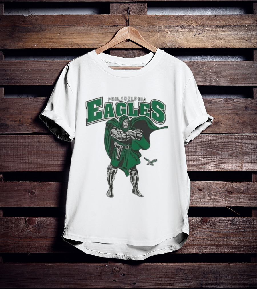 Philadelphia Eagles Doctor Doom 2026 Villain Collaboration T-Shirt