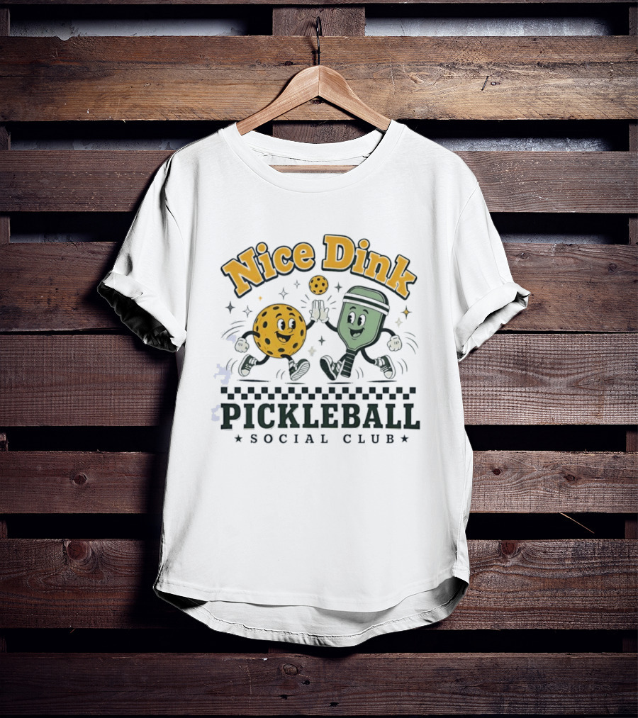Nice Dink Pickleball Social Club High Five T-Shirt