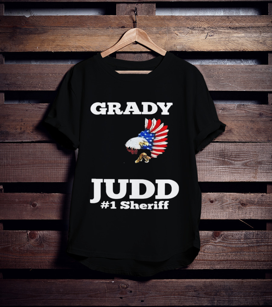 Grady Judd #1 Sheriff Patriotic Eagle T-Shirt