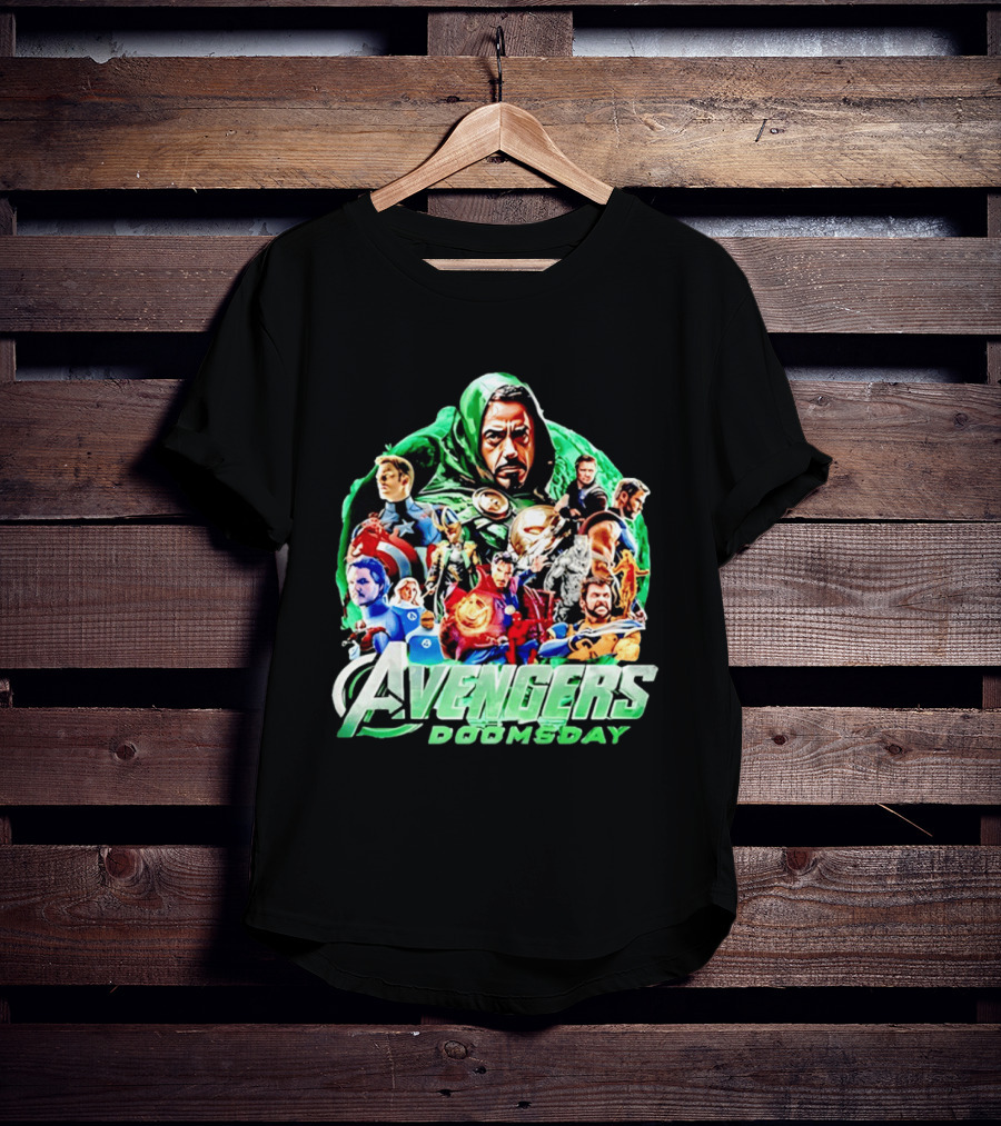 Avengers Doomsday Iron Man Captain America Marvel T-Shirt