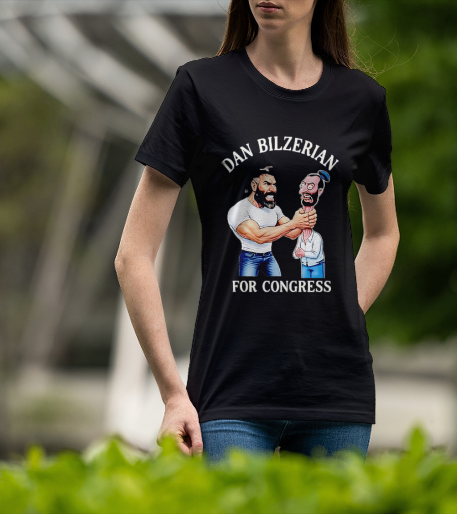 Dan Bilzerian For Congress Political Meme Cartoon T-Shirt
