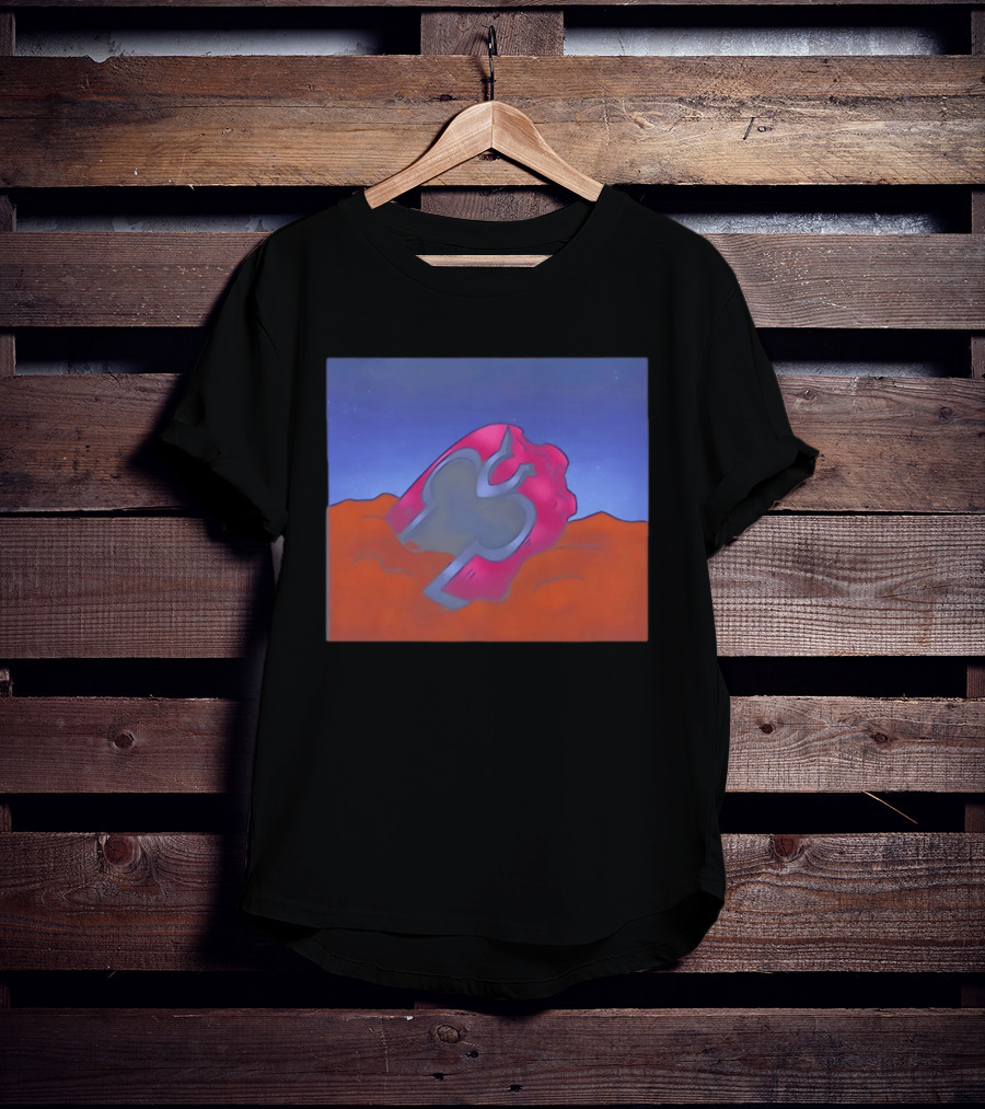 Devil Card Sinners To The Saint With Red Heart Symbol In Sand T-Shirt