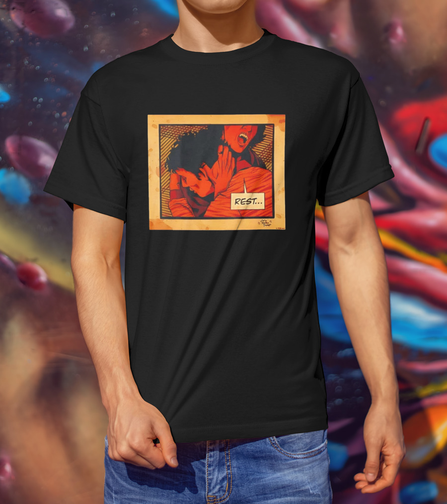Dumb Dump Rest Vampire Biting Man T-Shirt