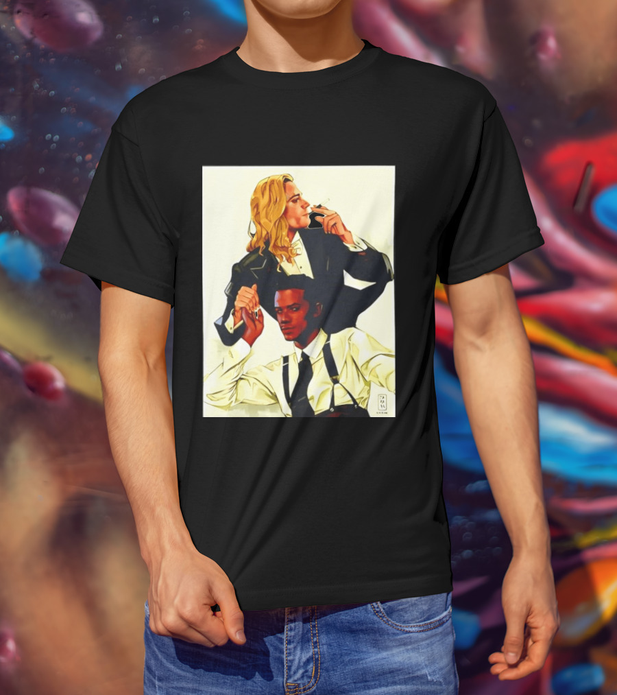 JMH Interview With The Vampire Lestat And Louis Smoking Portraits T-Shirt