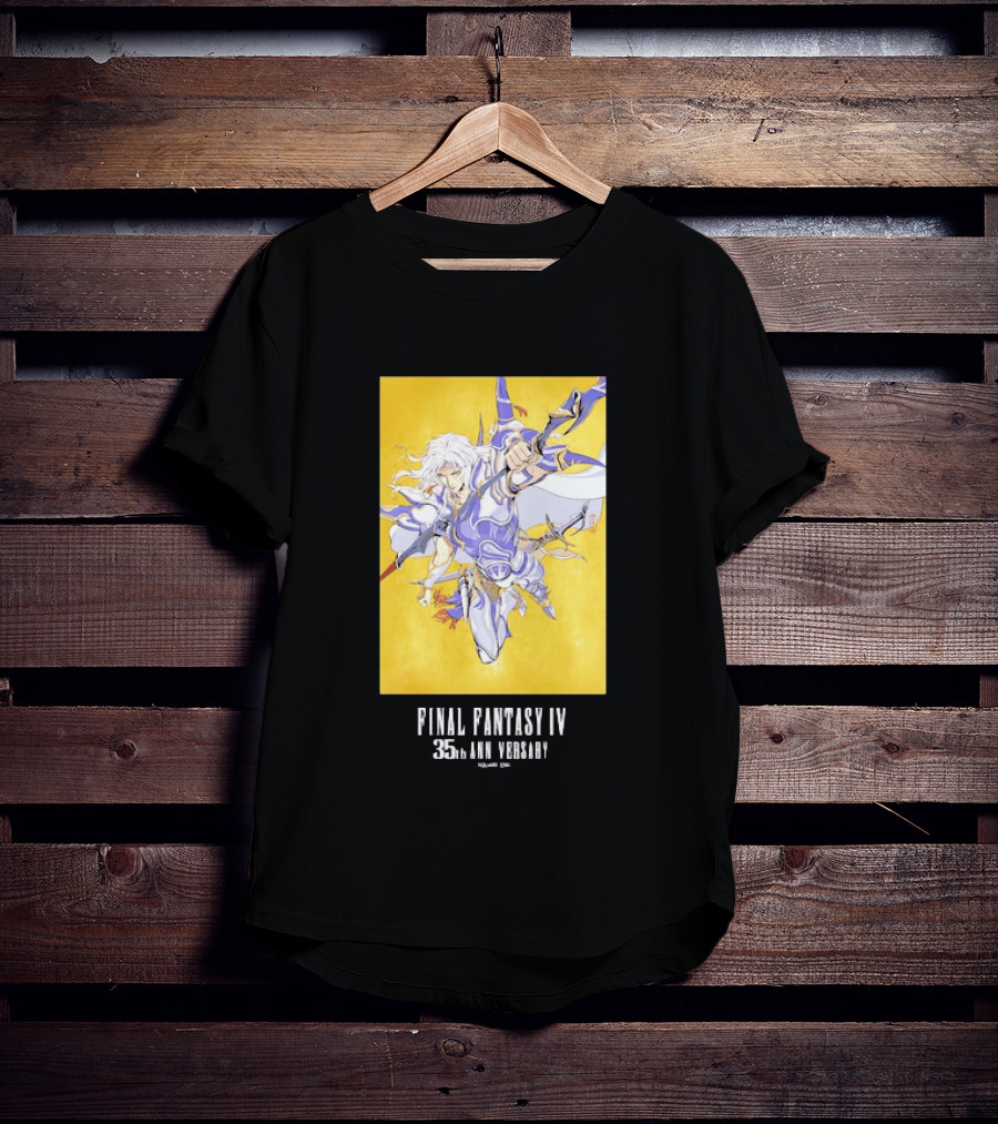 Final Fantasy IV 35th Anniversary Knight Leaping Heroic T-Shirt