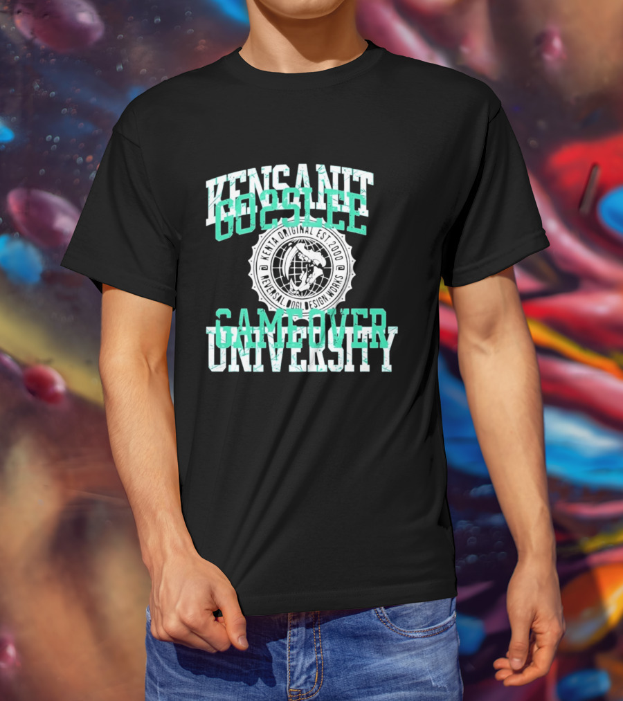 Kensanity Go2Sleep Gameover University Kenta Original Est 2000 Reversal Dogi Works T-Shirt