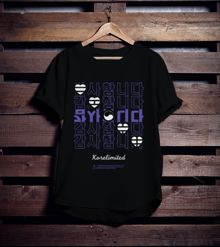 Korelimited Koreatown Purple Heart Korean T-Shirt