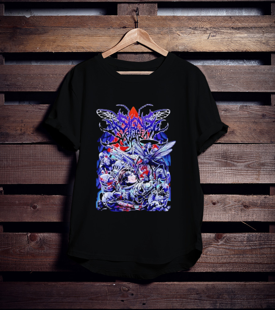 Alien Invasion Creature Sci Fi Horror Battle Scene T-Shirt