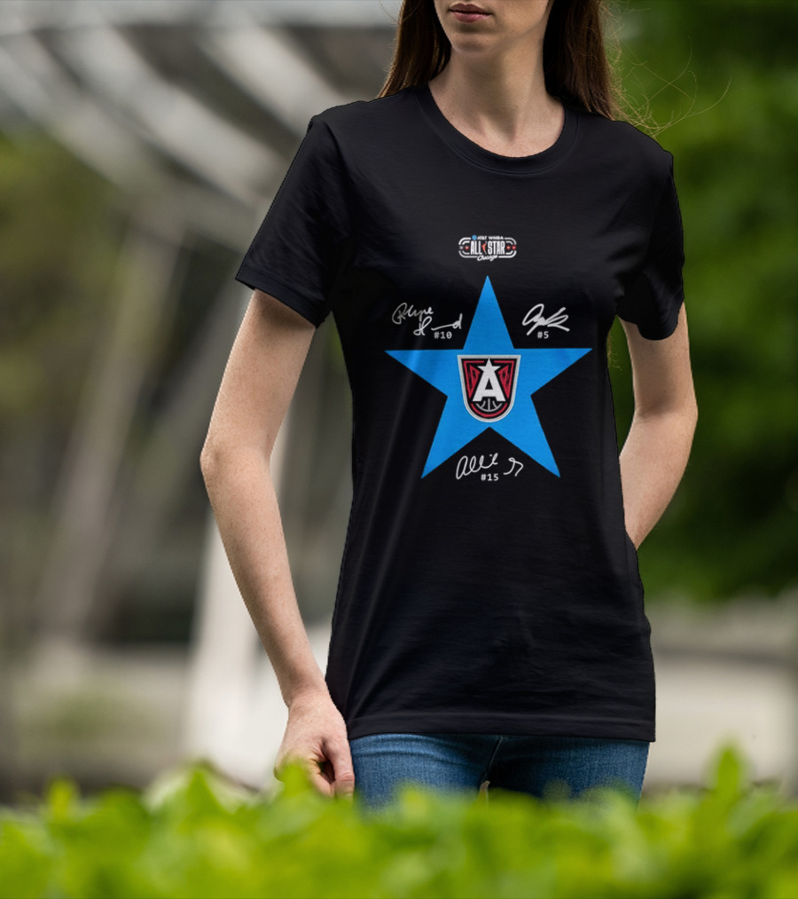WNBA All Star Chicago Edition 2020 Signatures Star T-Shirt