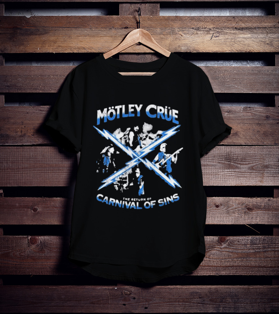 Mötley Crüe The Return Of Carnival Of Sins Tour 2026 North America T-Shirt