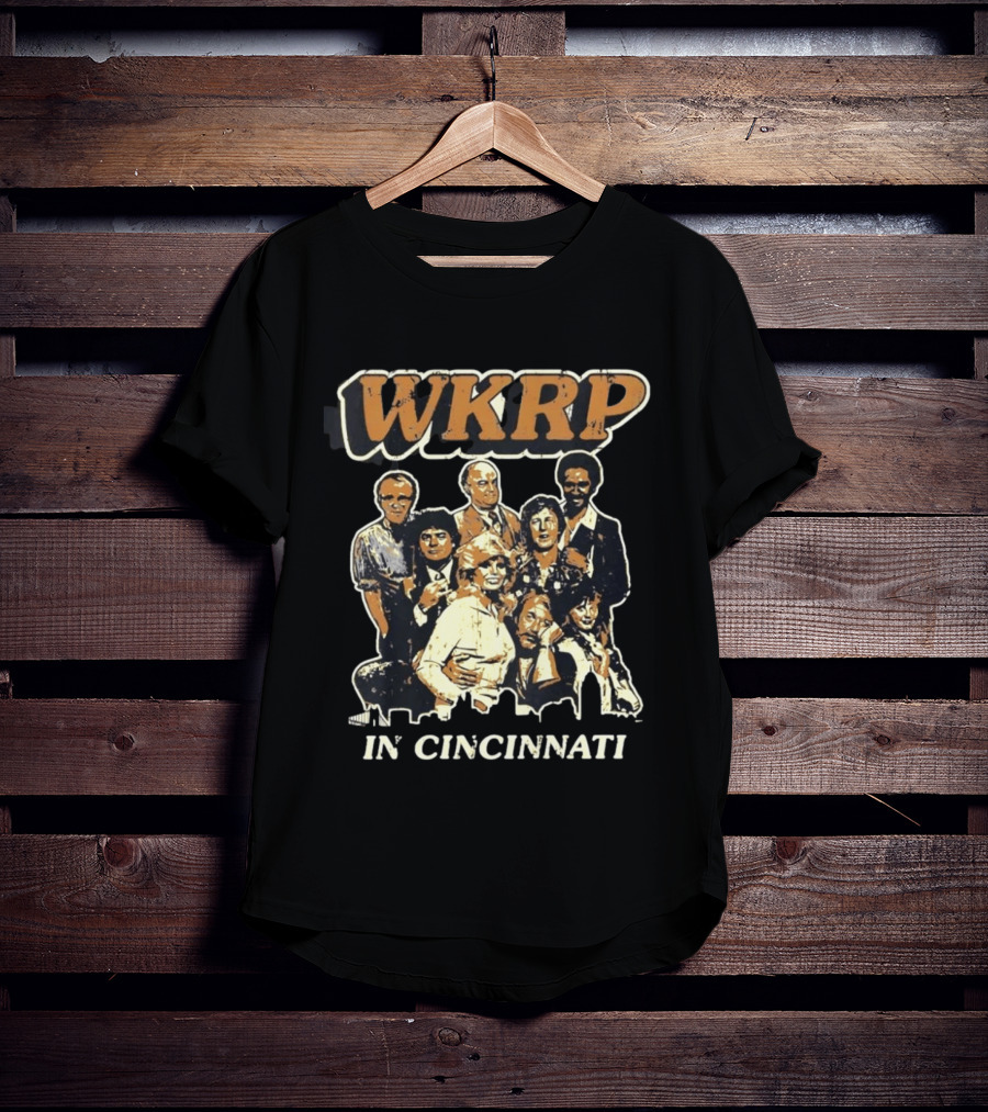 WKRP In Cincinnati Classic TV Show Cast Ensemble T-Shirt