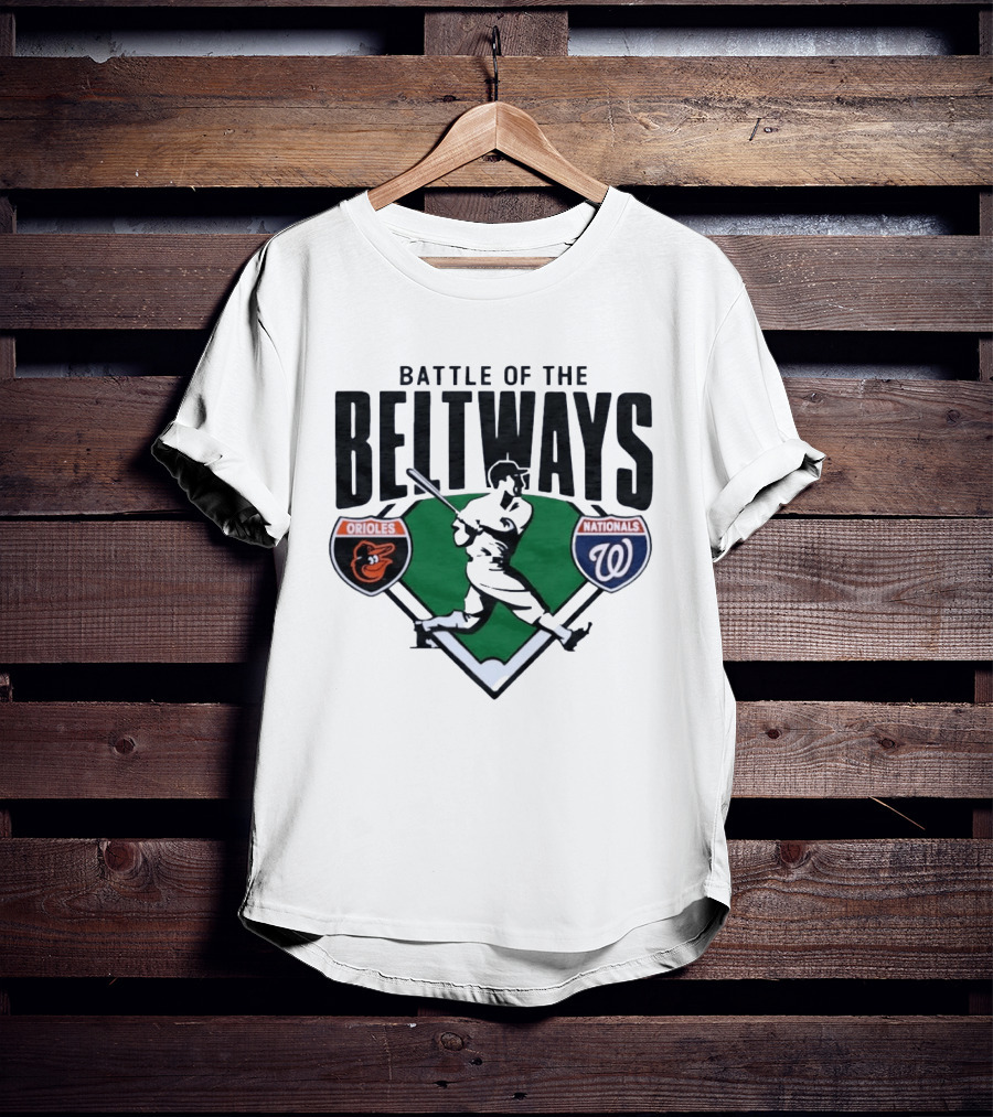 Battle Of The Beltways Orioles Nationals Baseball Rivalry T-Shirt