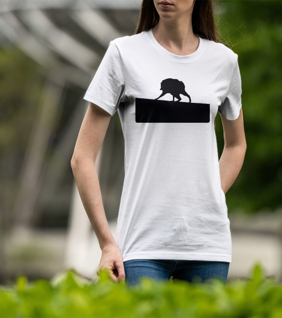 Jimothy Raccoon Trash Silhouette Mock Political Campaign T-Shirt