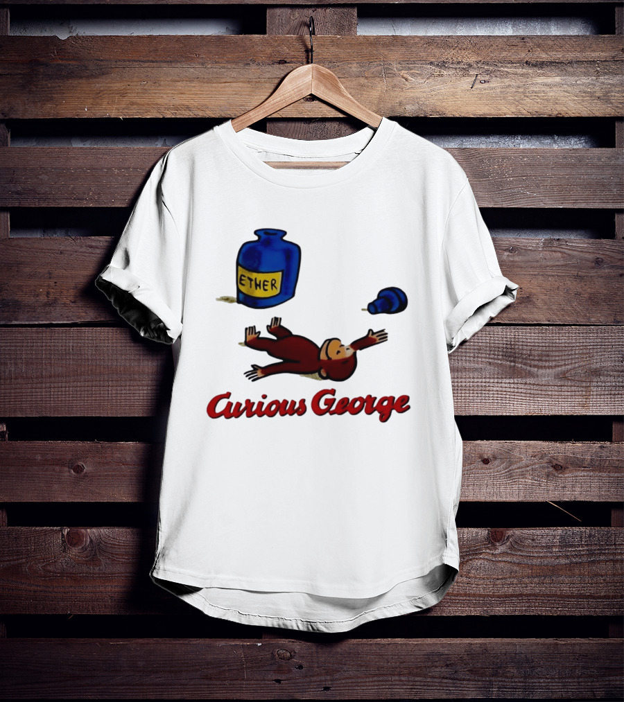 Curious George Ether Bottle Unconscious T-Shirt