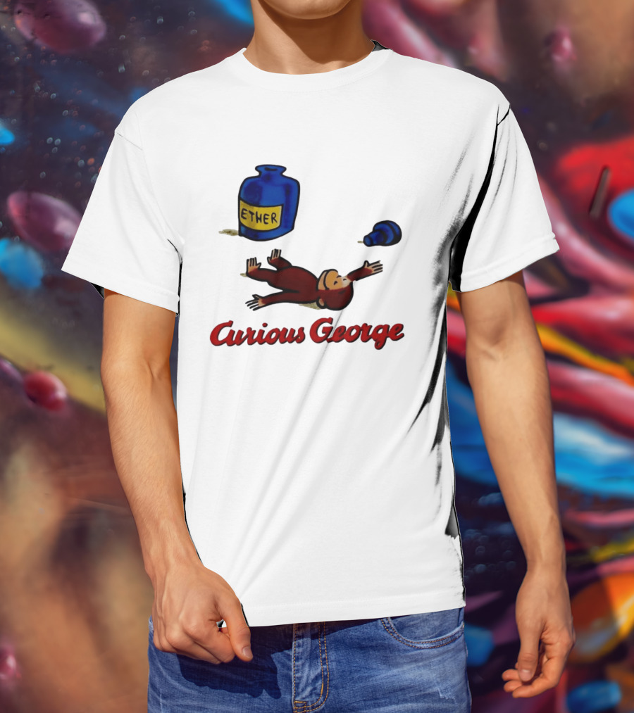 Curious George Ether Bottle Unconscious T-Shirt