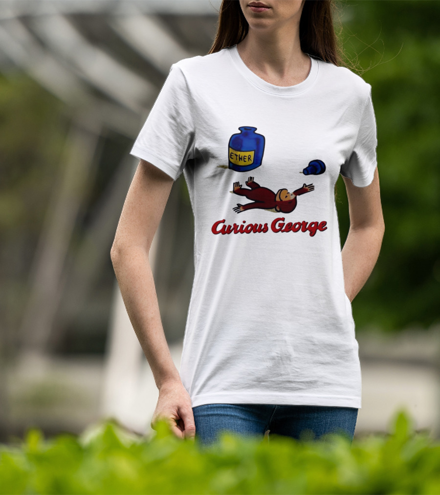 Curious George Ether Bottle Unconscious T-Shirt