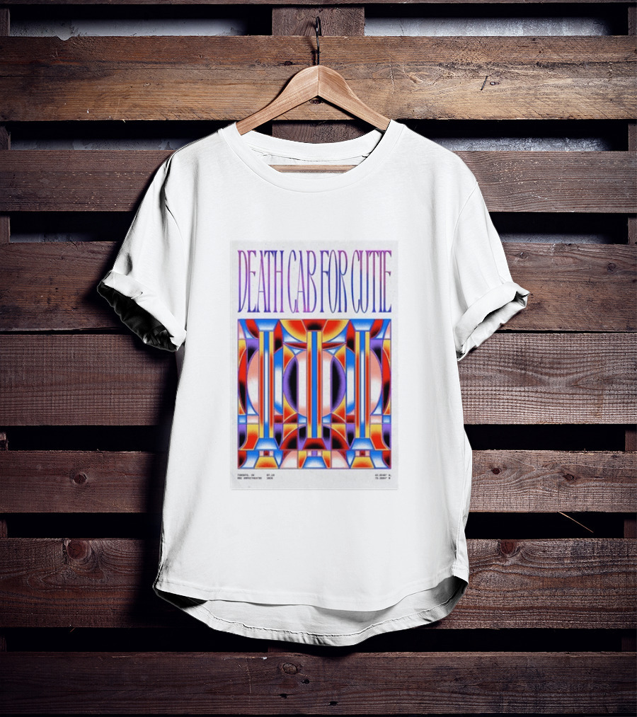 Death Cab For Cutie Toronto ON 07 19 2026 Tour Geometric T-Shirt