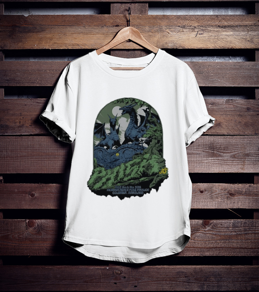 Dragons July 18th 19th 2026 Merriweather Post Pavilion Columbia Maryland T-Shirt