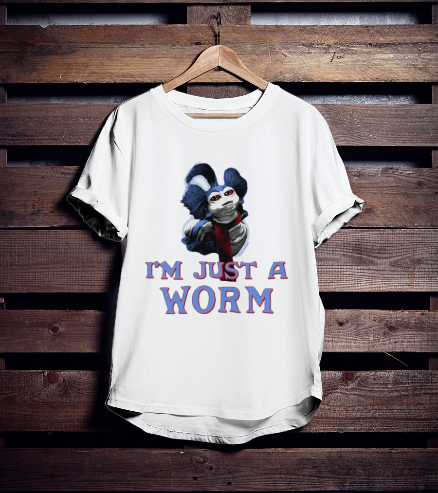 Labyrinth Movie Worm Character I'm Just A Worm T-Shirt