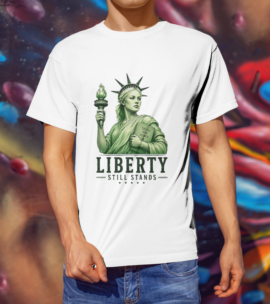 Sophie Cunningham Liberty Truth Over Silence Statue Still Stands T-Shirt