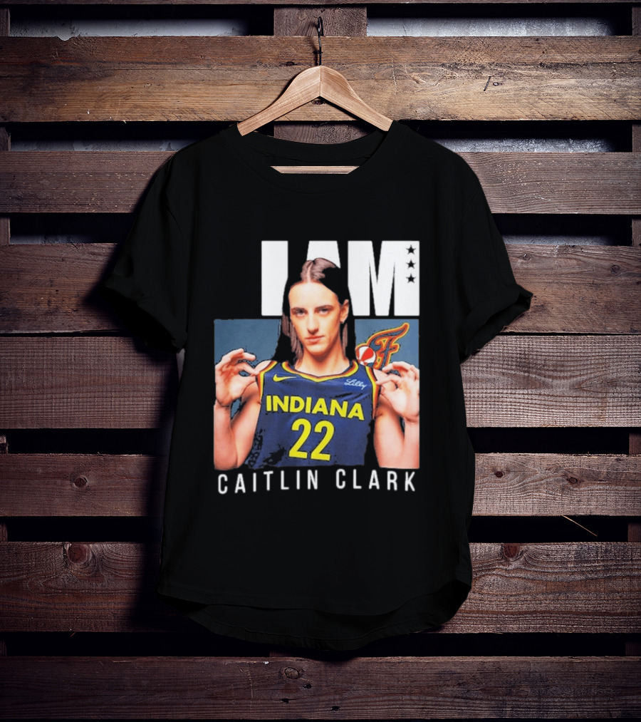 Caitlin Clark Indiana Fever Basketball SLAM Magazine I AM T-Shirt