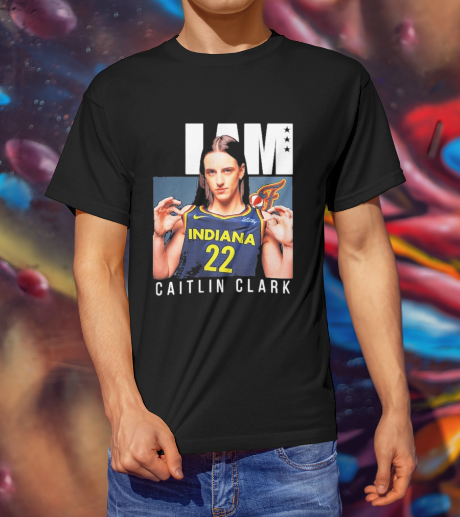 Caitlin Clark Indiana Fever Basketball SLAM Magazine I AM T-Shirt