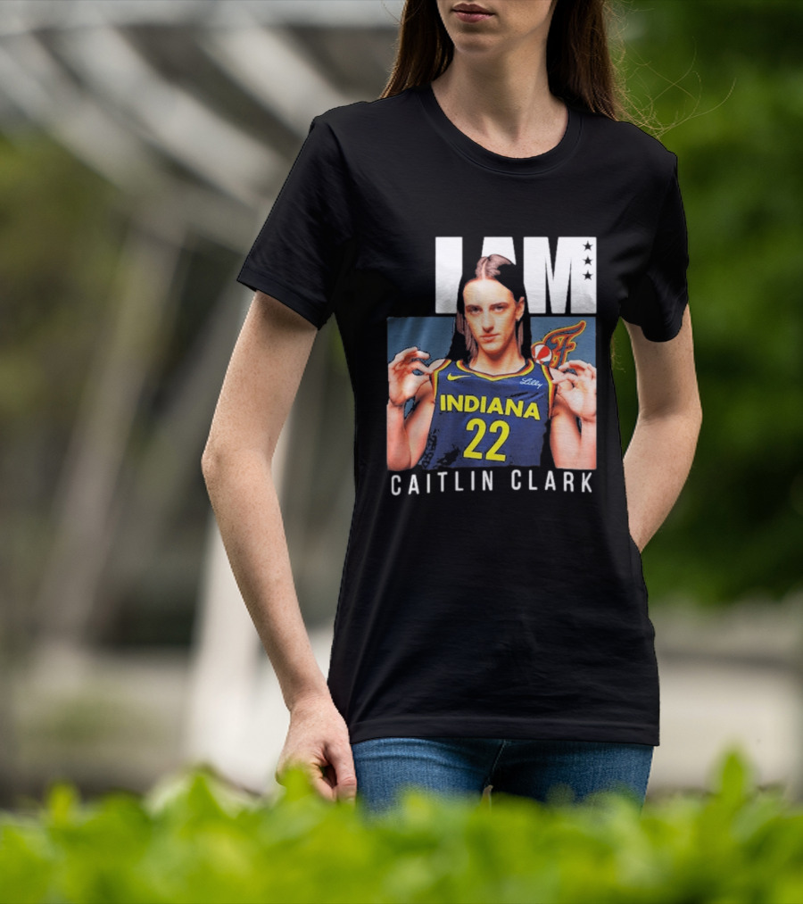 Caitlin Clark Indiana Fever Basketball SLAM Magazine I AM T-Shirt