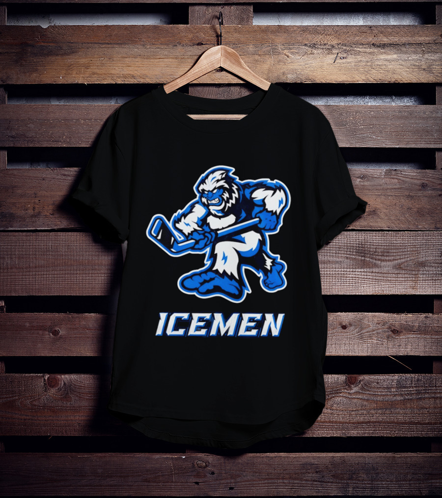 Icemen Yeti Hockey Player T-Shirt