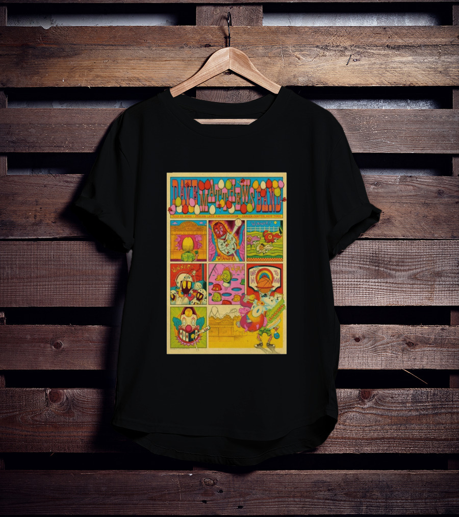 Dave Matthews Band Darien Lake Amphitheater July 22 2026 Comic T-Shirt