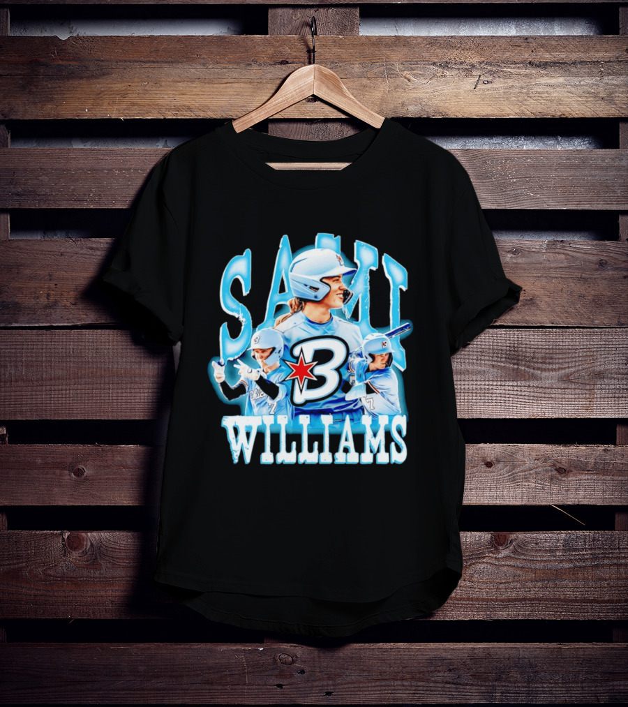 Sami Williams Chicago Bandits Softball Player Star Jersey Number 7 T-Shirt