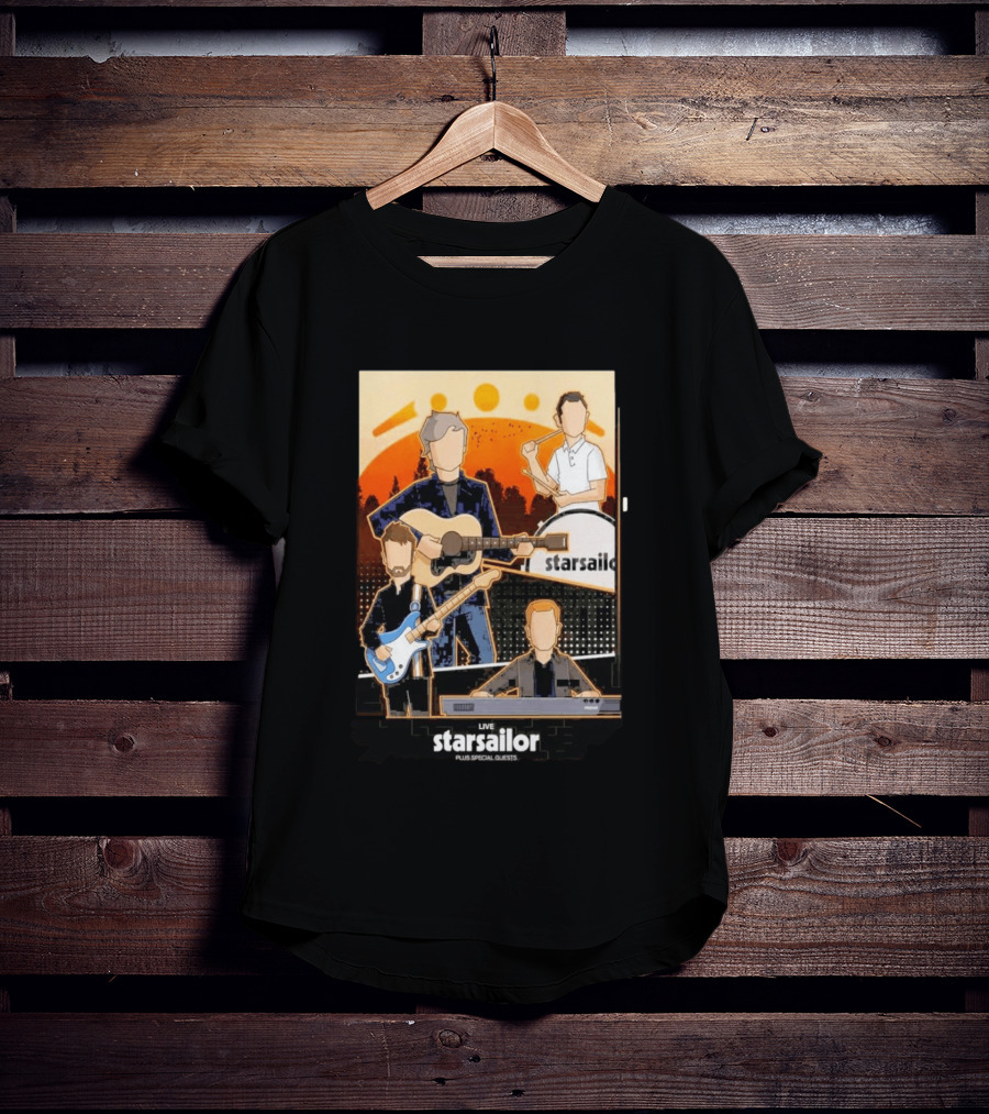 Starsailor Live Plus Special Guests July 25 2026 Old Market Place Warrington Concert Event T-Shirt