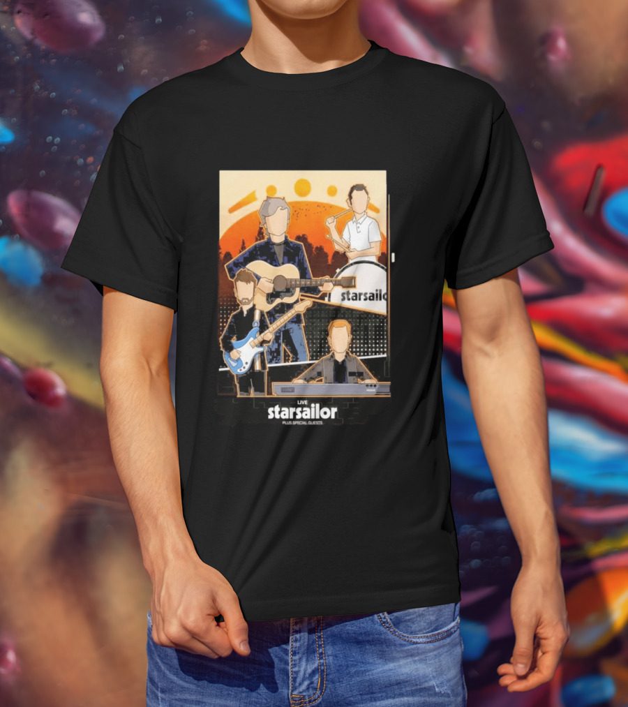 Starsailor Live Plus Special Guests July 25 2026 Old Market Place Warrington Concert Event T-Shirt