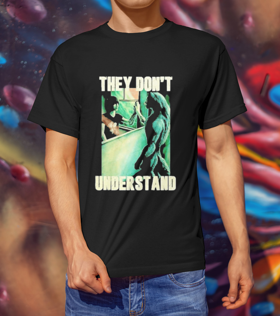 They Don't Understand Werewolf Mirror Reflection T-Shirt