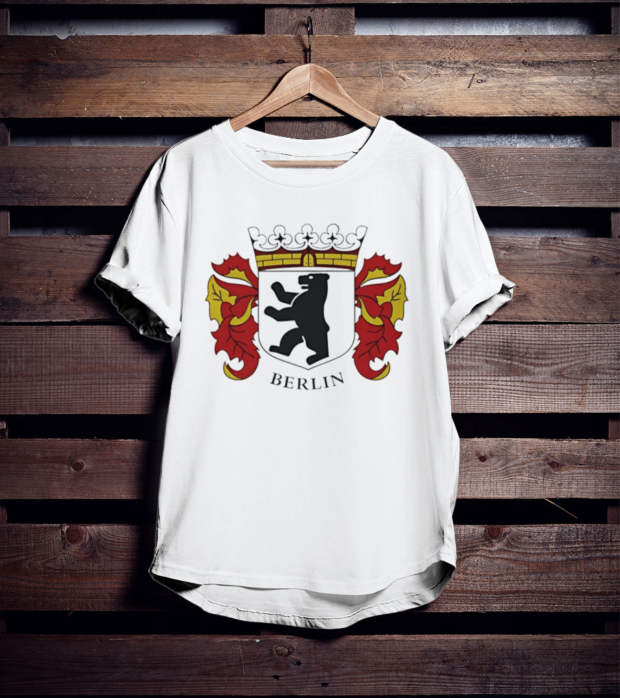 Berlin Coat Of Arms Bear Crest German City T-Shirt