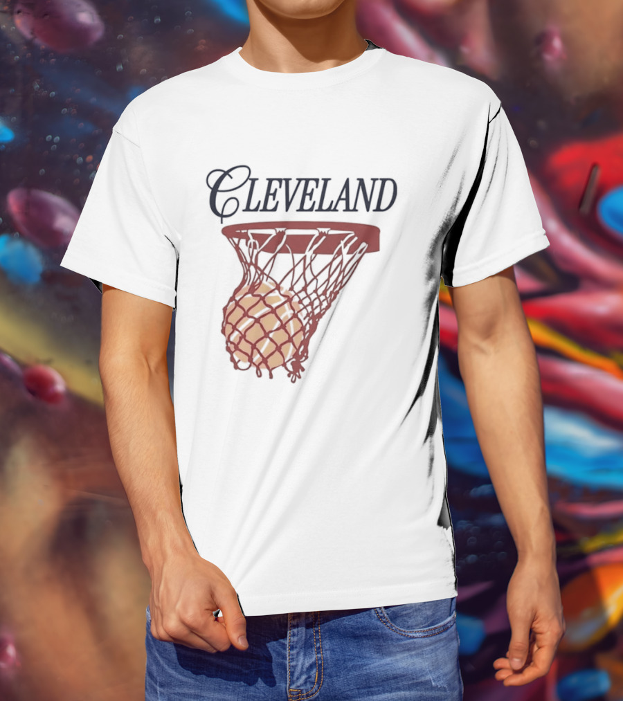 Cleveland Basketball Club Hoop Swish Property Ohio T-Shirt