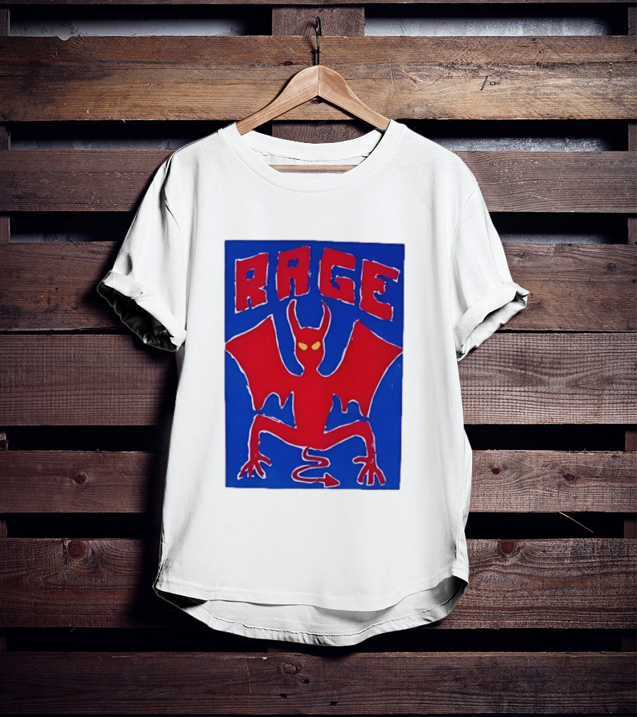 Rage Red Devil Bat Wings Demon T-Shirt