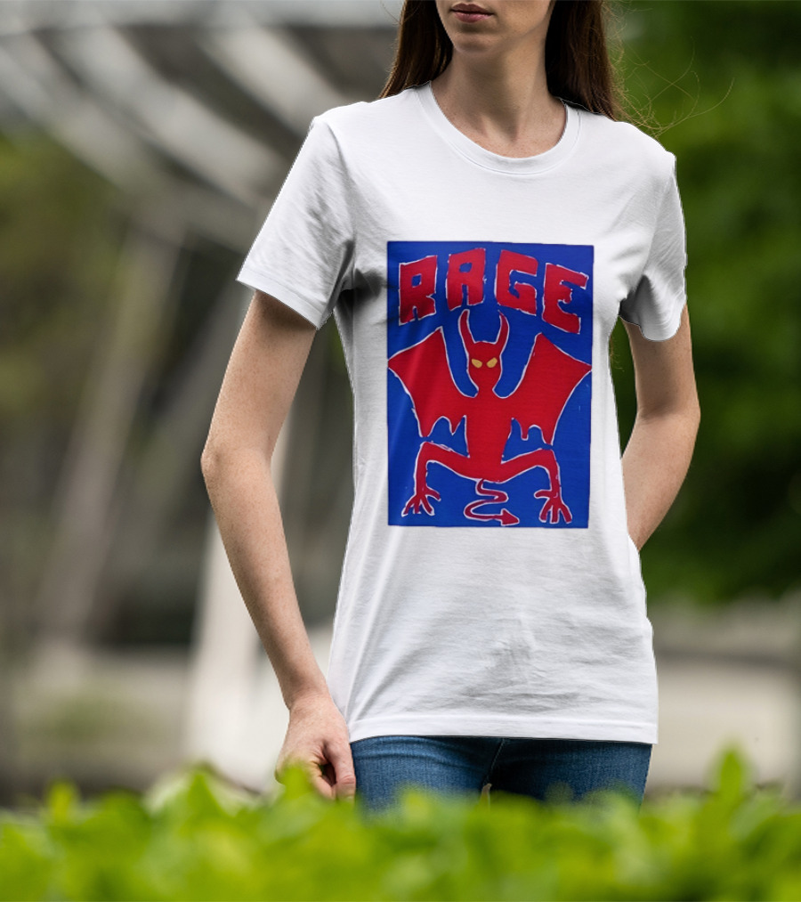 Rage Red Devil Bat Wings Demon T-Shirt