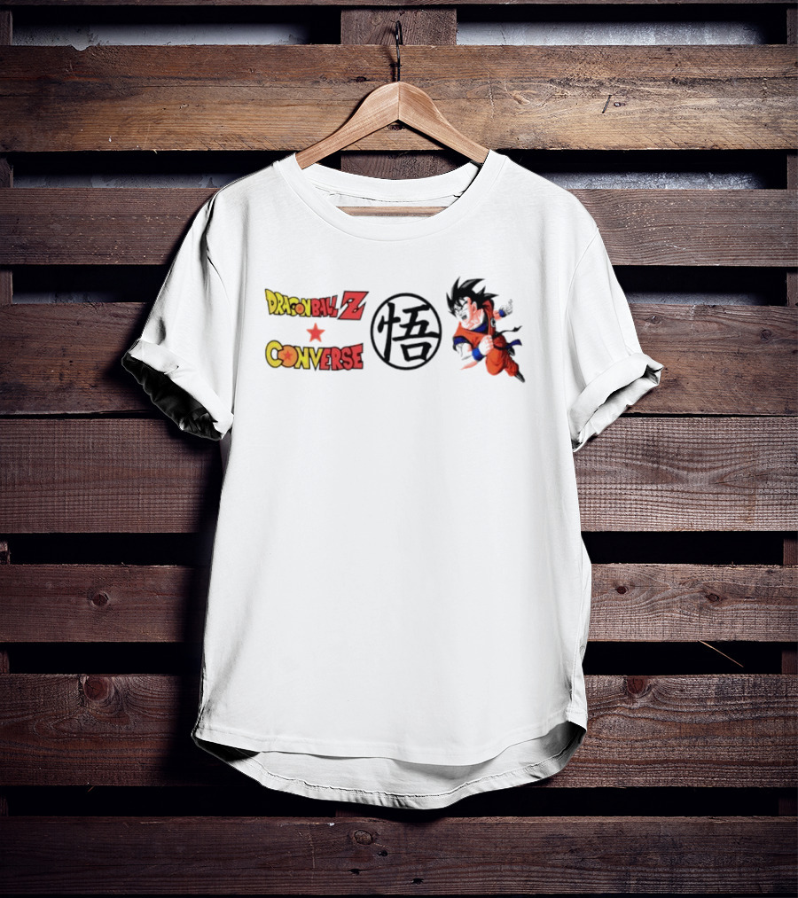 Dragon Ball Z Goku Converse Kanji Orange T-Shirt