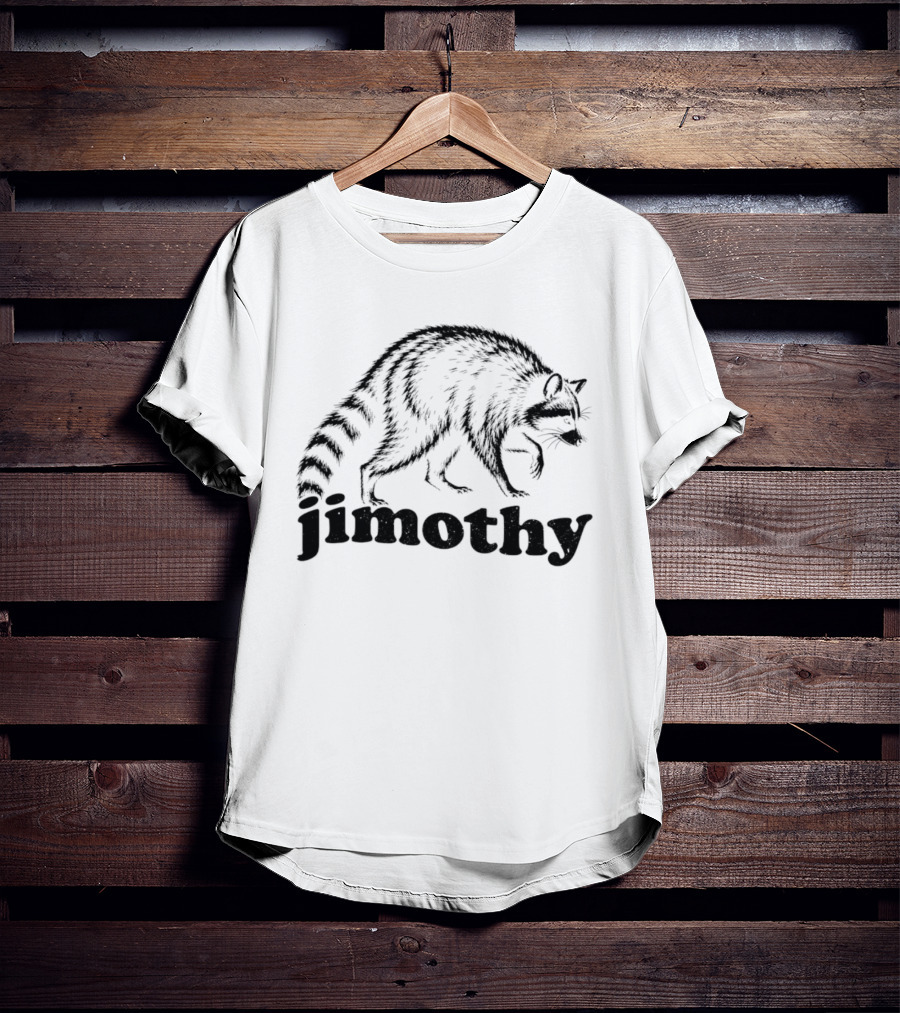Jimothy Raccoon Walking T-Shirt