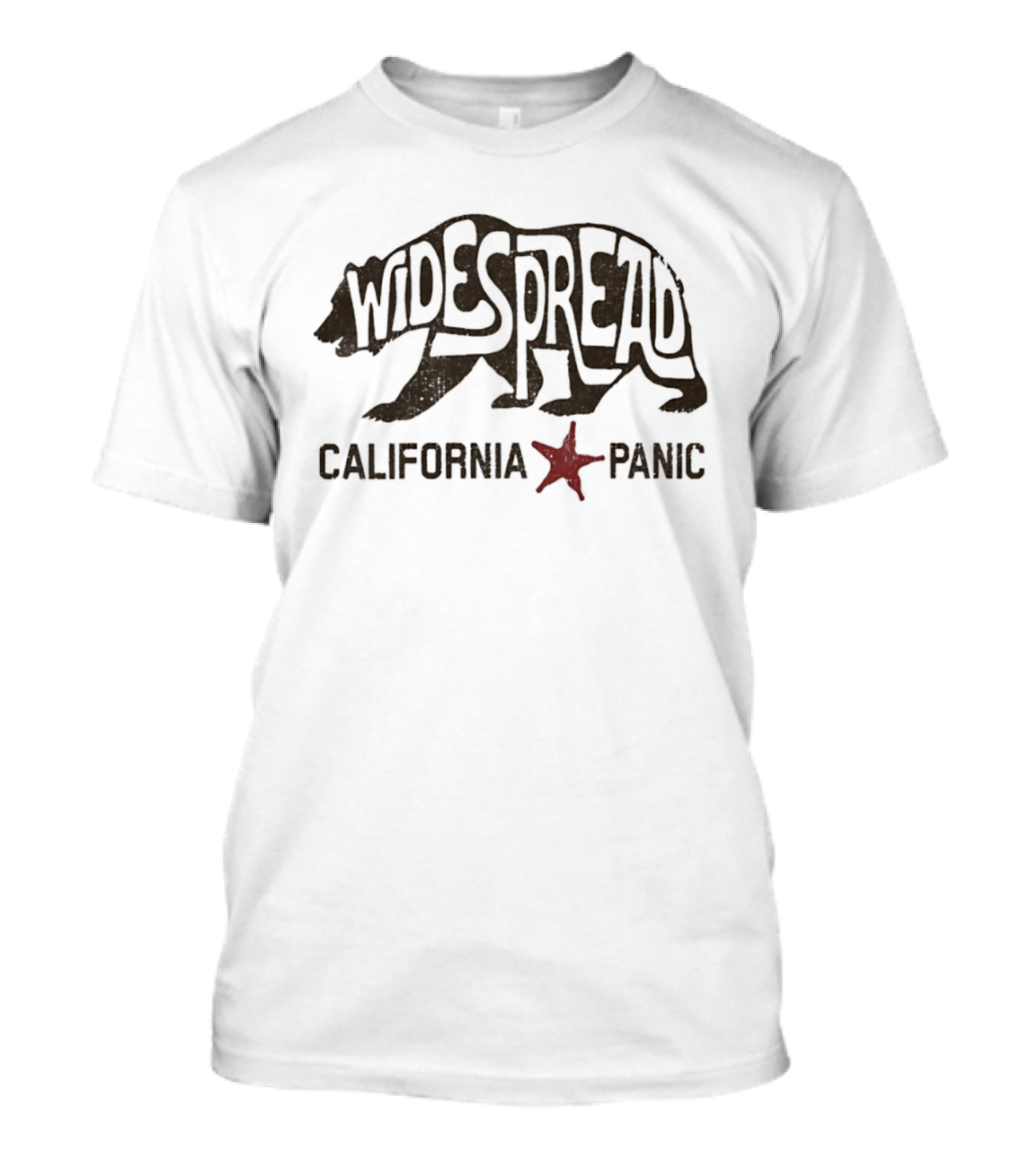 Widespread Bear California Panic Jam Band T-Shirt