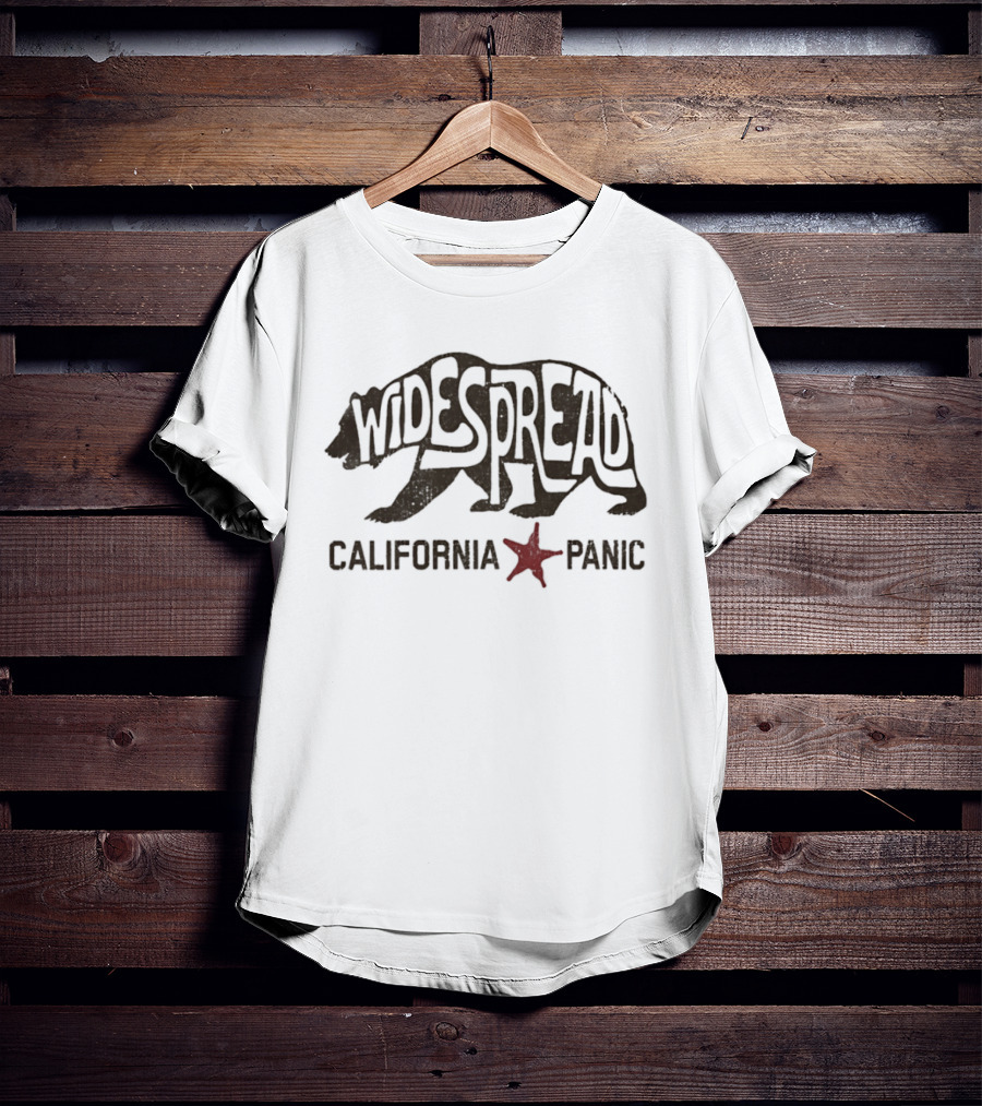 Widespread Bear California Panic Jam Band T-Shirt