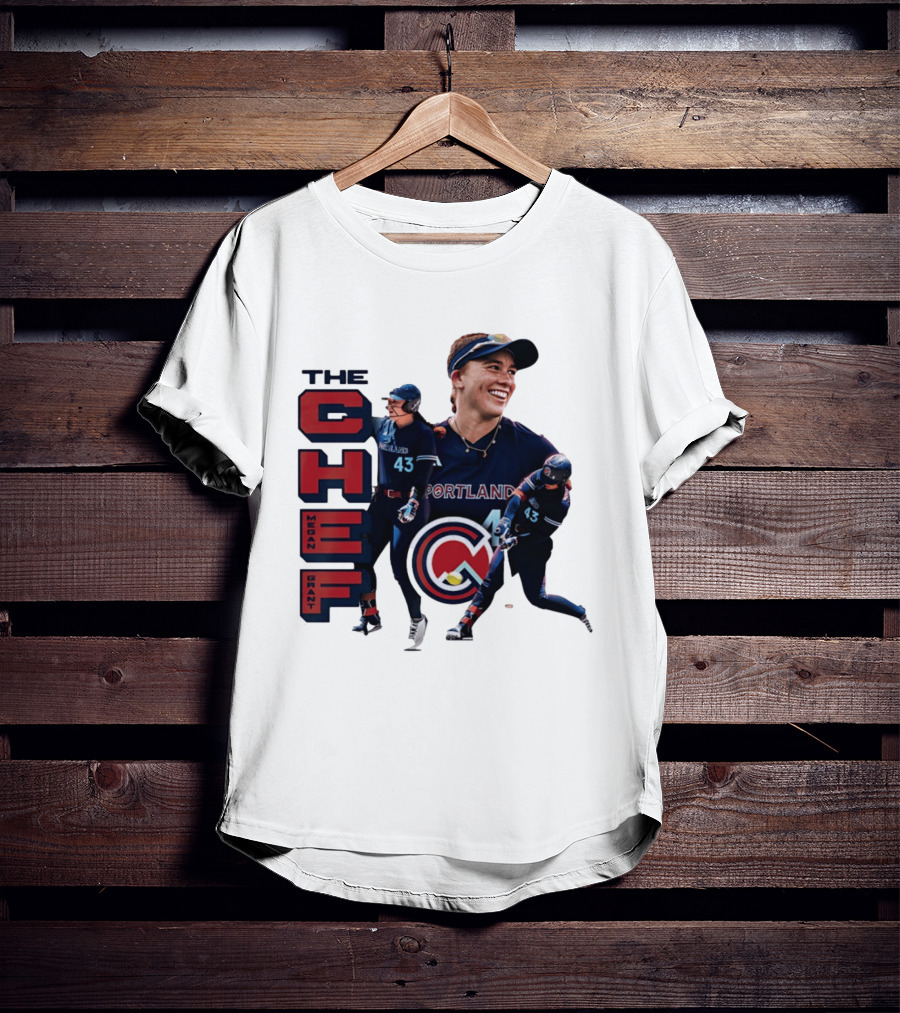 Megan Grant The Chef Portland Cascade Baseball Number 43 T-Shirt