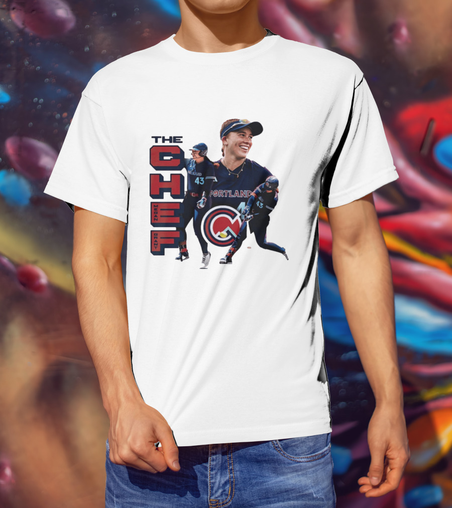 Megan Grant The Chef Portland Cascade Baseball Number 43 T-Shirt