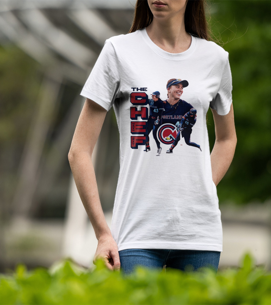 Megan Grant The Chef Portland Cascade Baseball Number 43 T-Shirt