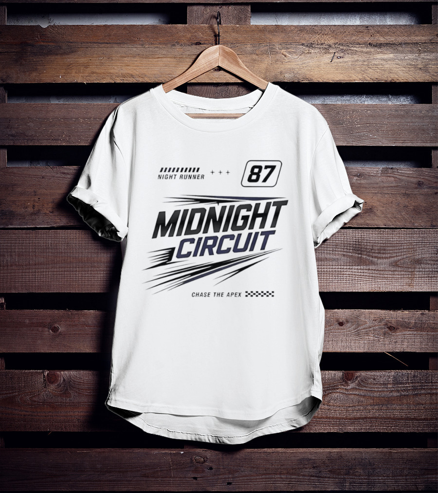 Midnight Circuit 87 Night Runner Chase The Apex T-Shirt